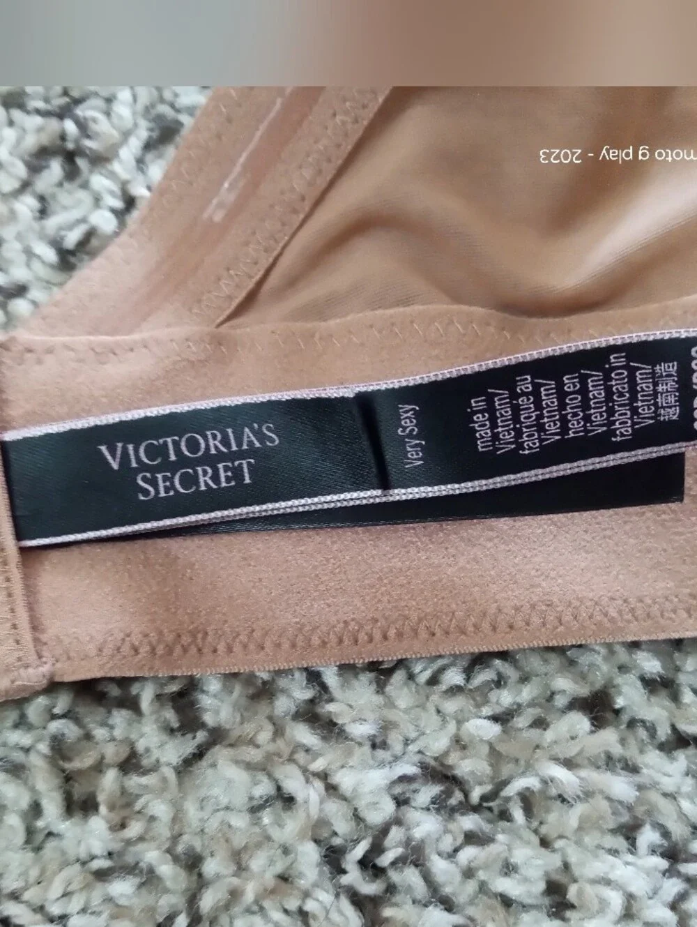 Victoria's Secret Very Sexy Gold Sequined Ziggy Floral Embroidery Corset Top 36D - Picture 10 of 14